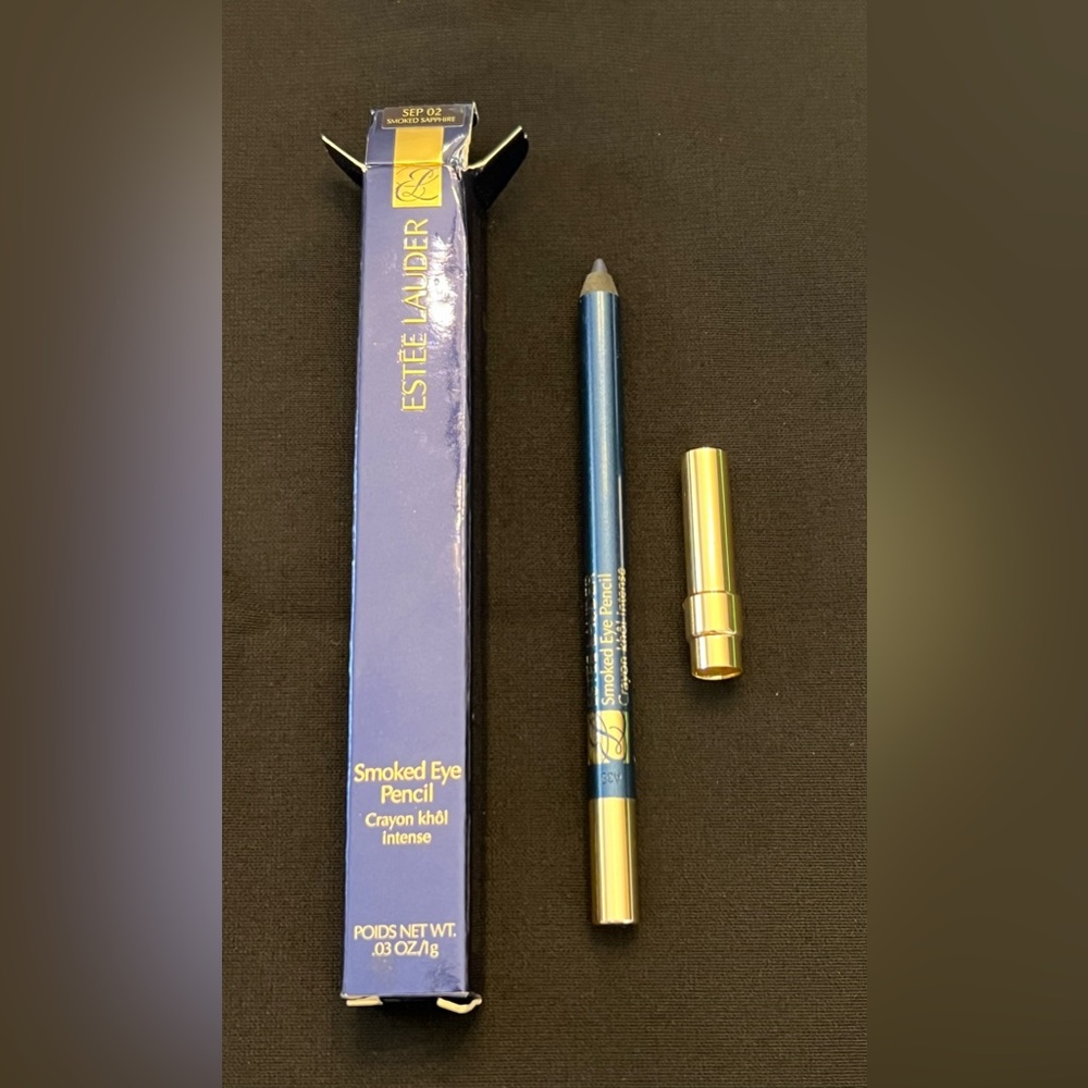 NEW with box! RETIRED Estée Lauder 02 Smoked Sapphire eye pencil